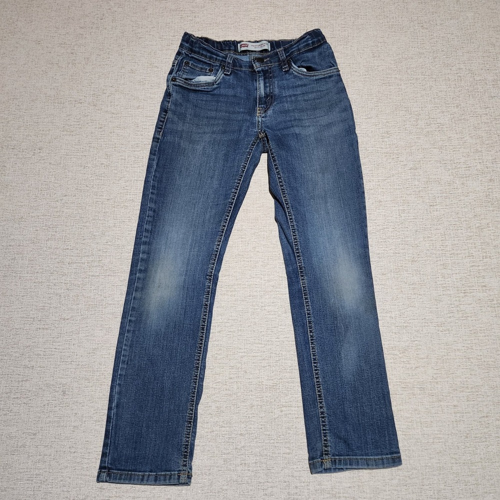 Levi's 511 Slim Fit Jeans Boys Size 12 Reg Blue Medium Wash Performance Stretch